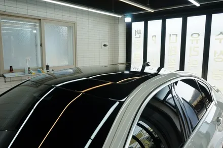 대구랩핑/ Bmw 5시리즈 루프스킨 / 디엠 달서점 / 달서구 자동차 래핑 전문 / 대구 달서구