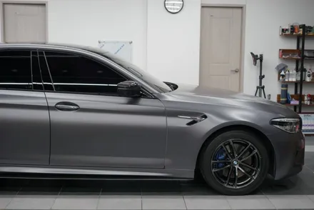 대구랩핑 / bmw 5시리즈 화이트에서 사틴그레이메탈릭으로! / 대구 달서구