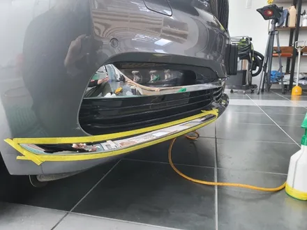 [대구랩핑] 크롬죽이기 Bmw 7시리즈 740Li 부분랩핑 /[디엠달서점][달서구 랩핑 전문][전체크롬죽이기] / 대구 달서구