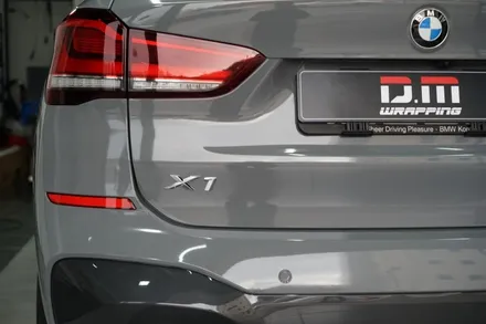 대구랩핑 BMW X1 블랙에서 락그레이로 전체랩핑 시공하기 / 대구 달서구