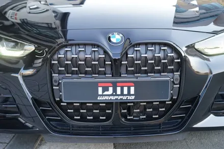 그릴 랩핑으로 bmw 4시리즈 올블랙 만들기 / 대구 달서구