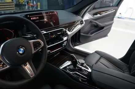 대구랩핑 / Bmw 520i 실내랩핑 시공 / 디엠 달서점 / 대구 달서구