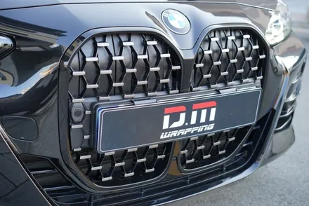 그릴 랩핑으로 bmw 4시리즈 올블랙 만들기 / 대구 달서구