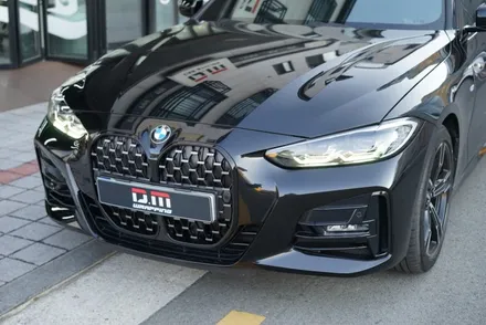 그릴 랩핑으로 bmw 4시리즈 올블랙 만들기 / 대구 달서구