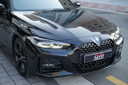 그릴 랩핑으로 bmw 4시리즈 올블랙 만들기 / 대구 달서구