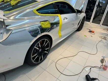 BMW 850i 미러크롬 전체랩핑 - 강남랩핑 / 서울 서초구