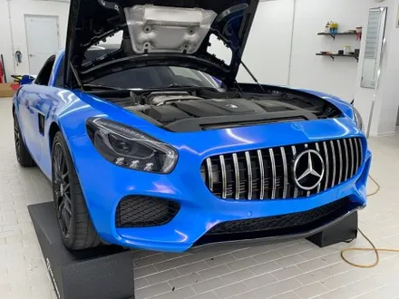 벤츠 AMG GT 전체랩핑 - 강남랩핑, 양재동 랩핑 / 서울 서초구
