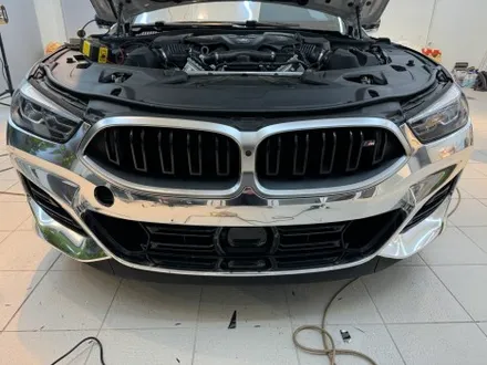 BMW 850i 미러크롬 전체랩핑 - 강남랩핑 / 서울 서초구