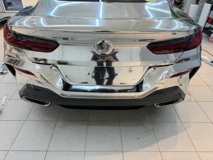 BMW 850i 미러크롬 전체랩핑 - 강남랩핑 / 서울 서초구