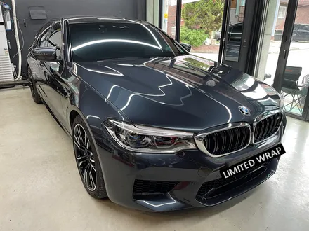BMW M5 전체 랩핑 - 양재동 랩핑 / 서울 서초구