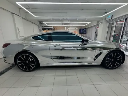 BMW 850i 미러크롬 전체랩핑 - 강남랩핑 / 서울 서초구