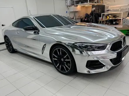 BMW 850i 미러크롬 전체랩핑 - 강남랩핑 / 서울 서초구