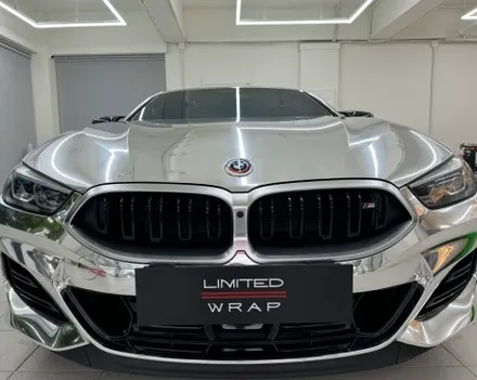 BMW 850i 미러크롬 전체랩핑 - 강남랩핑 / 서울 서초구