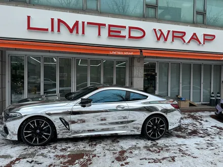 BMW 850i 미러크롬 전체랩핑 - 강남랩핑 / 서울 서초구