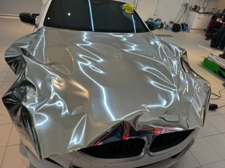 BMW 850i 미러크롬 전체랩핑 - 강남랩핑 / 서울 서초구