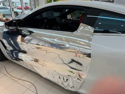 BMW 850i 미러크롬 전체랩핑 - 강남랩핑 / 서울 서초구