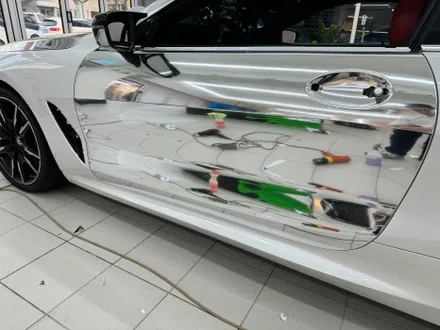 BMW 850i 미러크롬 전체랩핑 - 강남랩핑 / 서울 서초구