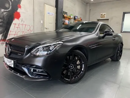 ☆벤츠 SLC 43 AMG 사틴블랙 랩핑은 랩몬스터☆ / 창원시 마산회원구