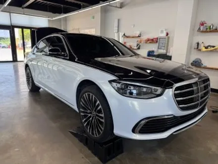☆벤츠 S580 화이트& 블랙 투톤랩핑은 창원 랩몬스터☆ / 창원시 마산회원구