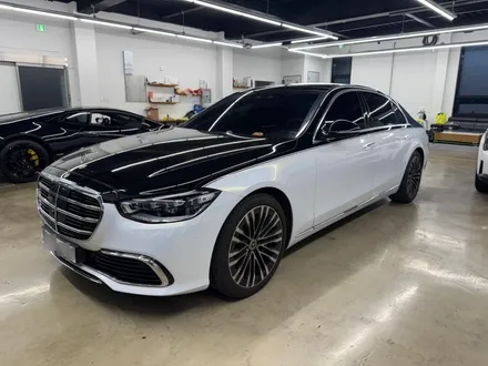 ☆벤츠 S580 화이트& 블랙 투톤랩핑은 창원 랩몬스터☆ / 창원시 마산회원구