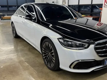 ☆벤츠 S580 화이트& 블랙 투톤랩핑은 창원 랩몬스터☆ / 창원시 마산회원구