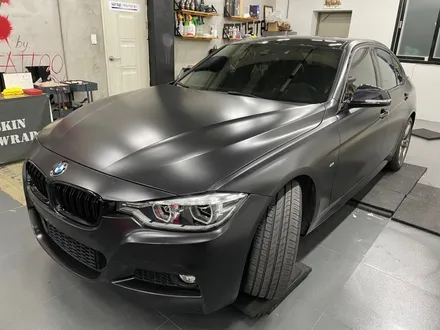 ☆BMW 3시리즈 사틴블랙 전체랩핑은 창원 랩몬스터☆ / 창원시 마산회원구