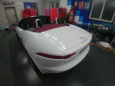 창원 재규어F-TYPE 레드크롬 전체랩핑 / 창원시 마산회원구