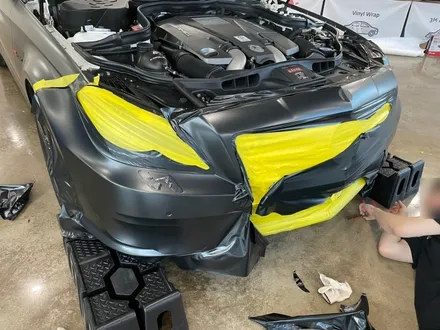 ☆벤츠CLS63AMG 사틴블랙락그레이 랩핑은 창원 랩몬스터☆ / 창원시 마산회원구