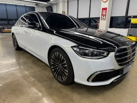 ☆벤츠 S580 화이트& 블랙 투톤랩핑은 창원 랩몬스터☆ / 창원시 마산회원구