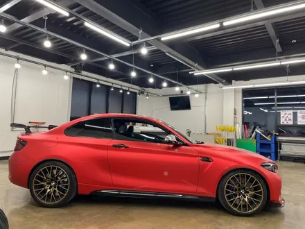☆BMW M2컴페티션 에이버리 무광다크레드크롬 전체랩핑 & 루프 카본PPF 은 창원 랩몬스터☆ / 창원시 마산회원구