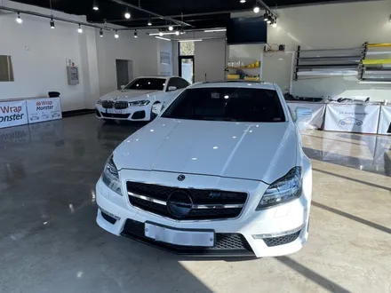 ☆벤츠CLS63AMG 사틴블랙락그레이 랩핑은 창원 랩몬스터☆ / 창원시 마산회원구