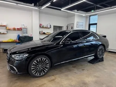 ☆벤츠 S580 화이트& 블랙 투톤랩핑은 창원 랩몬스터☆ / 창원시 마산회원구