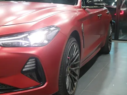 창원 제네시스 G70 3.3T 사틴뱀파이어레드 전체 랩핑은 랩몬스터에서~!! / 창원시 마산회원구