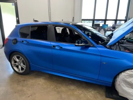 ☆BMW 118D 3M 사틴다크블루 랩핑은 창원 랩몬스터☆ / 창원시 마산회원구