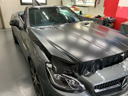☆벤츠 SLC 43 AMG 사틴블랙 랩핑은 랩몬스터☆ / 창원시 마산회원구