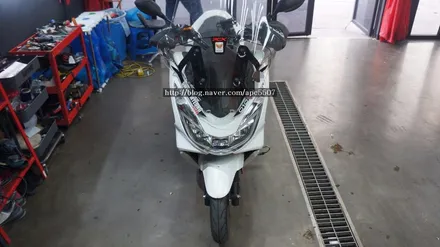 바이크랩핑/부분랩핑/라이트필름/pcx125 / 용산구 문배동