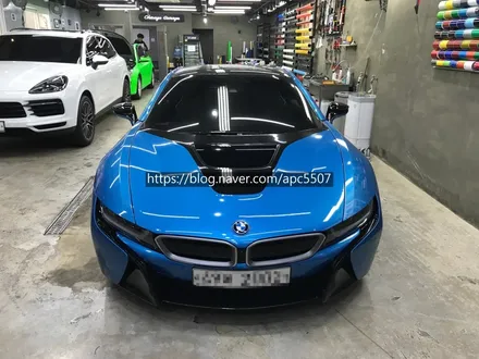 i8 화이트 펄 자동차래핑 하세요 / 용산구 문배동