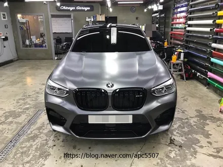 자동차전체랩핑 사틴그레이로 대변신 / 용산구 문배동