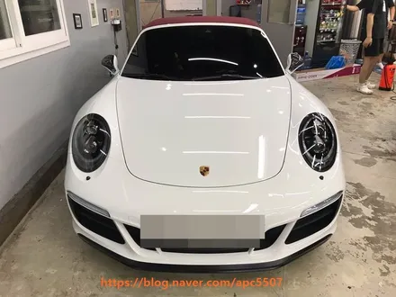 포르쉐 911gts 카브리 올레 도장면 보호 재시공기 / 용산구 문배동