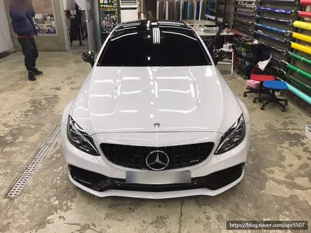 C63AMG쿠페 전체랩핑으로 한층 더 세련되게 / 용산구 문배동