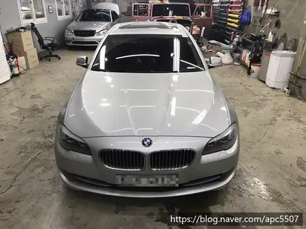 bmw f10 사틴 블랙 랩핑 / 용산구 문배동