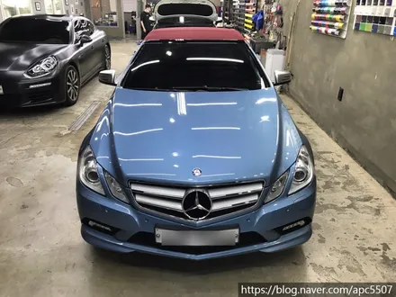 벤츠 e350 카브리올레 전체 래핑 시공기 / 용산구 문배동