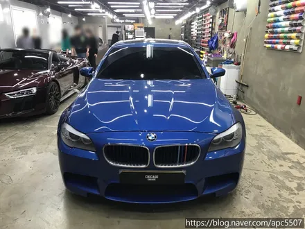 대세는 사틴 그레이 메탈릭/ BMW M5 래핑 / 용산구 문배동