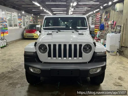 jeep랭글러 그린 전체 랩핑 / 용산구 문배동