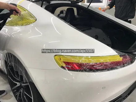 벤츠 amg gts 자동차 랩핑중[#용산구랩핑][#용산구래핑][#이촌동랩핑][#이촌동래핑][#마포구랩핑][#마포구래핑] / 용산구 문배동