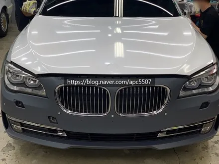 고급스러운 다이아몬드 화이트 랩핑 시공기 \'BMW 7시리즈\' / 용산구 문배동