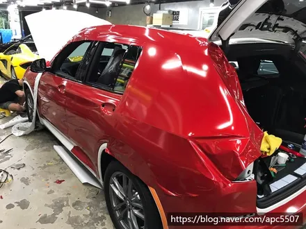 BMW랩핑 X4에 스포티한 레드를 더하다 / 용산구 문배동