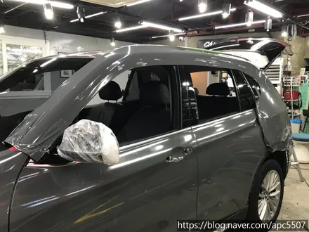 BMW X5 다크 그레이 전체랩핑 시공&비용 / 용산구 문배동