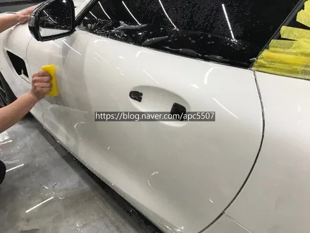 벤츠 amg gts 자동차 랩핑중[#용산구랩핑][#용산구래핑][#이촌동랩핑][#이촌동래핑][#마포구랩핑][#마포구래핑] / 용산구 문배동
