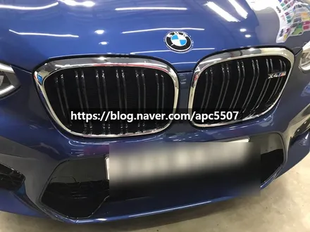 부분랩핑으로 bmw x4m을 더욱 세련미 넘치게! / 용산구 문배동
